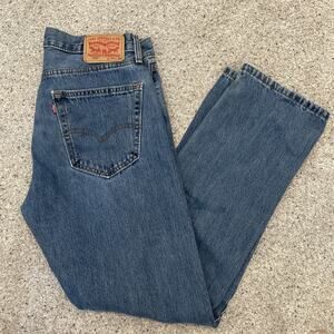 Levi's 505 Men's Regular Fit Straight Leg Jeans Sz 34x32 Cotton Denim Classic